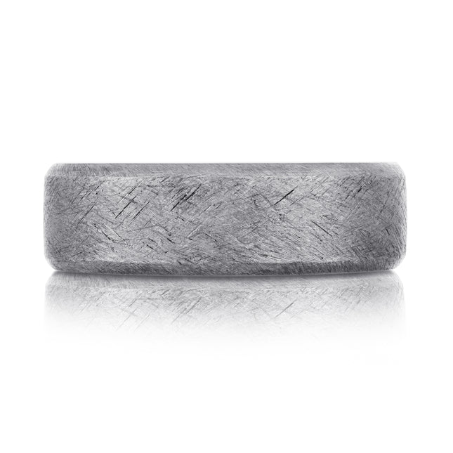 Textured 7MM Men's Tantalum Wedding Band