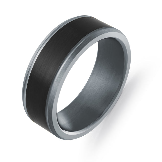 Tantalum & Carbon Fiber 8mm Band
