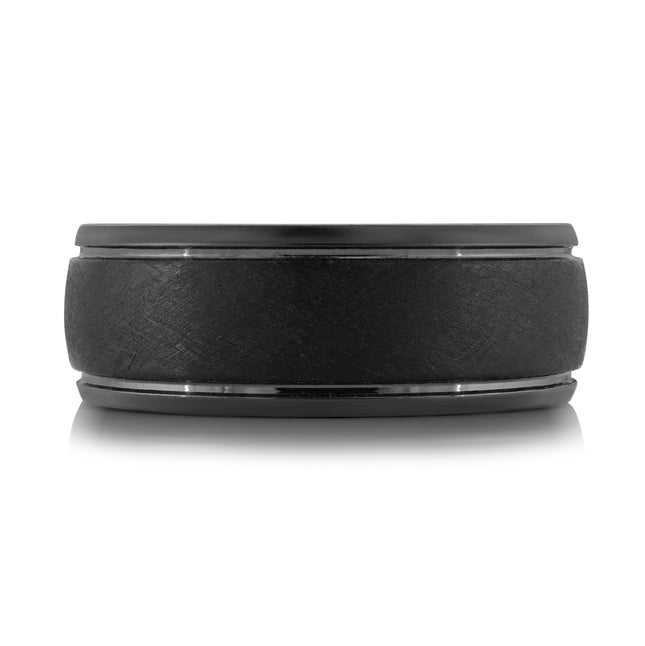 Black Tantalum 8MM Wedding Band