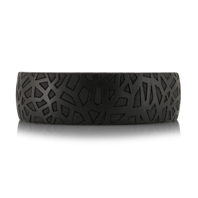 7MM Textured Carbon Fiber & Tantalum Band