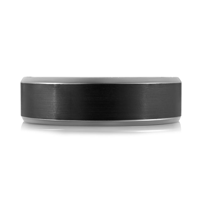 7MM Men’s Tantalum & Carbon Fiber Wedding Band