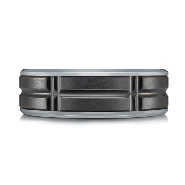 7MM Titanium & Tantalum Wedding Band