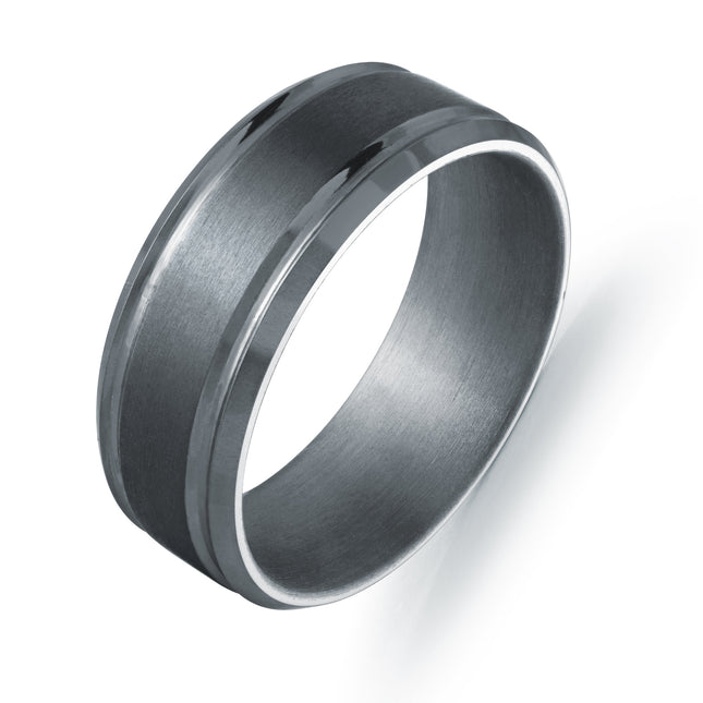 8MM Men's Tantalum Wedding Band