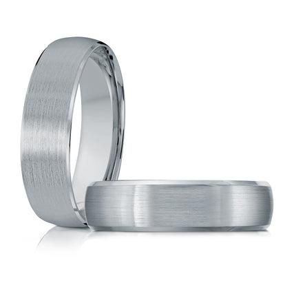 7mm Brushed Tantalum Wedding Band