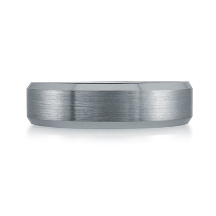 6mm Classic Beveled Tantalum Band