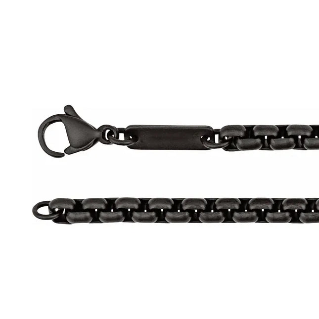 Men's Titanium 4mm Round Box Chain
