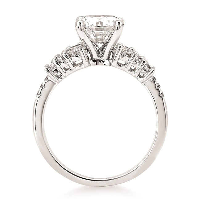 Round-Cut Diamond Bridal Set