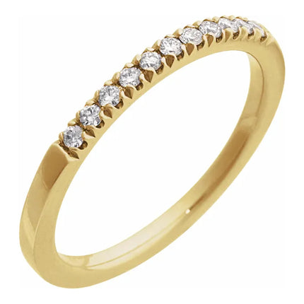 14K Birthstone Stackable Ring