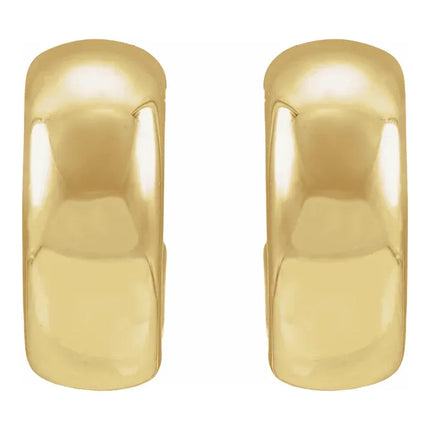 14K Lightweight Gold Hoop Earrings
