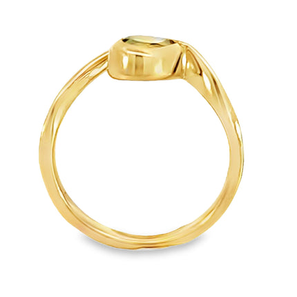 Stackable Genuine Peridot Ring