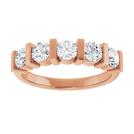 5 Stone 0.75 ct tw Diamond Anniversary Ring