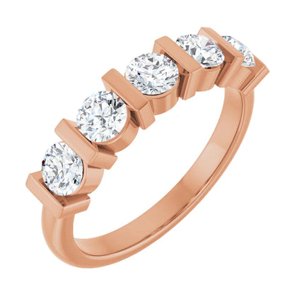 5 Stone 0.75 ct tw Diamond Anniversary Ring