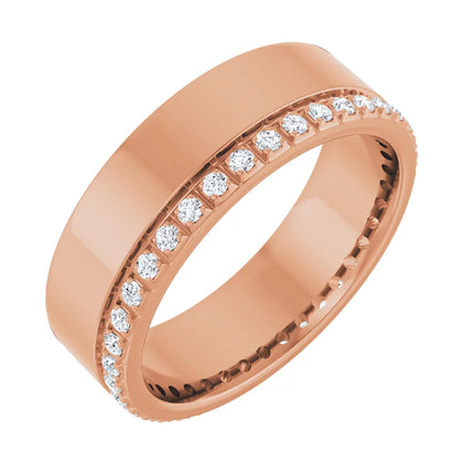6MM Diamond Eternity Cigar Band