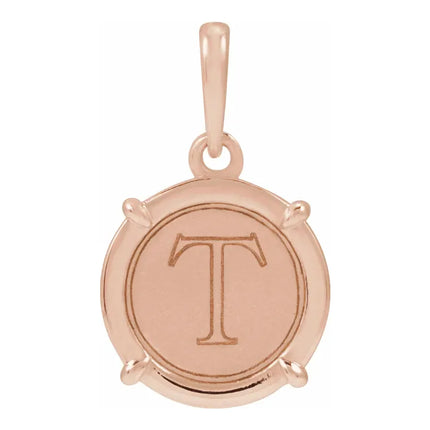 Engravable Round Disc Charm