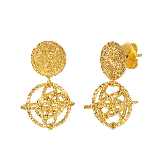 New Horizons Earrings Gold Plated