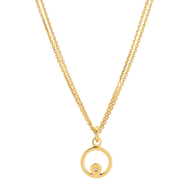 Petite Cirque Necklace by Frederic Duclos