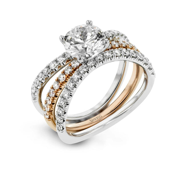 Simon G Diamond Wedding Set