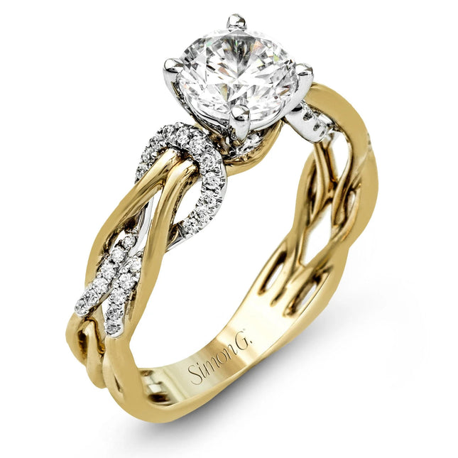 Love Knot Engagement Ring by Simon G.