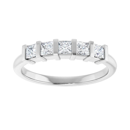 0.50 ct tw Princess Cut Diamond Anniversary Ring