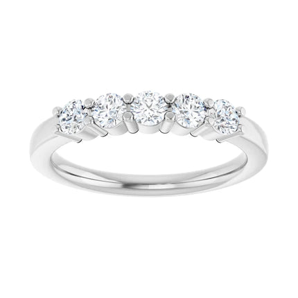 0.50 Ct Tw 5-Stone Diamond Anniversary Ring