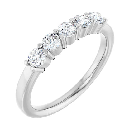 0.50 Ct Tw 5-Stone Diamond Anniversary Ring