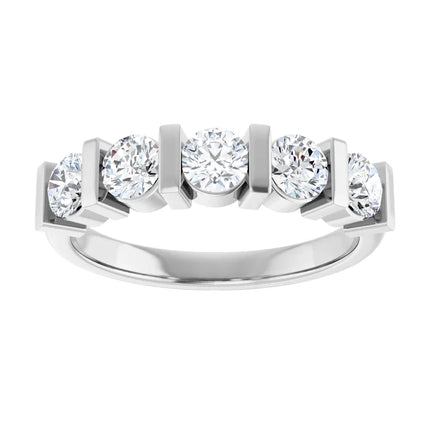 5 Stone 0.75 ct tw Diamond Anniversary Ring