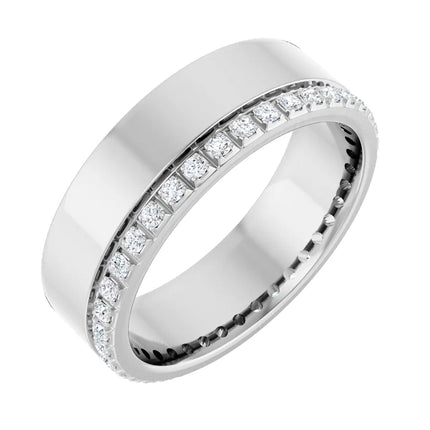 6MM Diamond Eternity Cigar Band