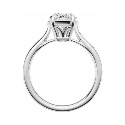 Elongated Cushion Engagement Ring