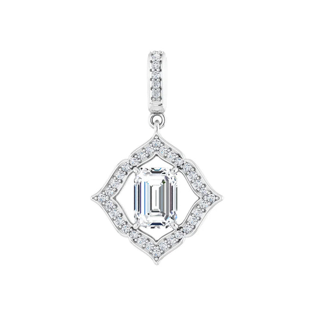 Vintage Halo Lab-Grown Diamonds