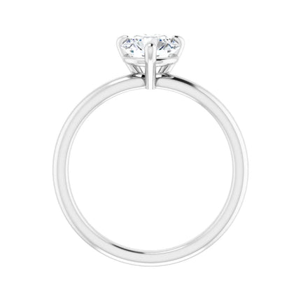 3-Prong Diamond Solitaire Engagement Ring