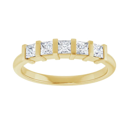 0.50 ct tw Princess Cut Diamond Anniversary Ring