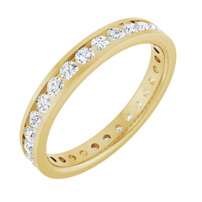Channel Set Diamond Eternity Ring