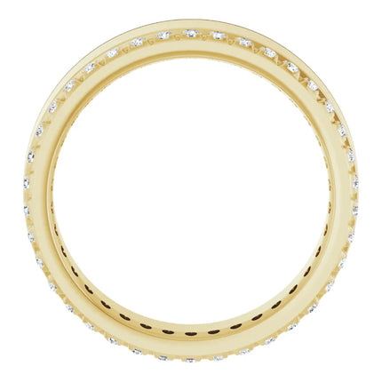 6MM Diamond Eternity Cigar Band