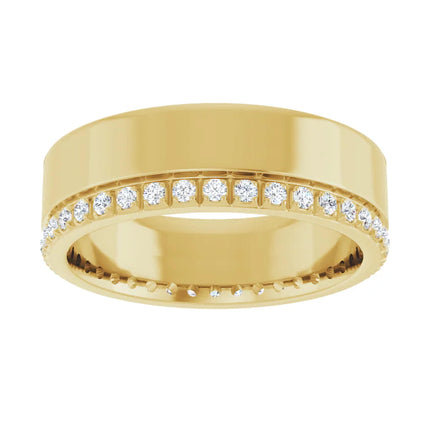 6MM Diamond Eternity Cigar Band