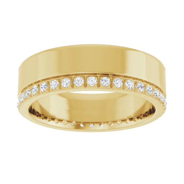 6MM Diamond Eternity Cigar Band