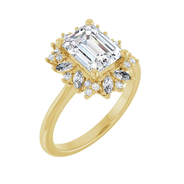 Emerald Cut Engagement Ring