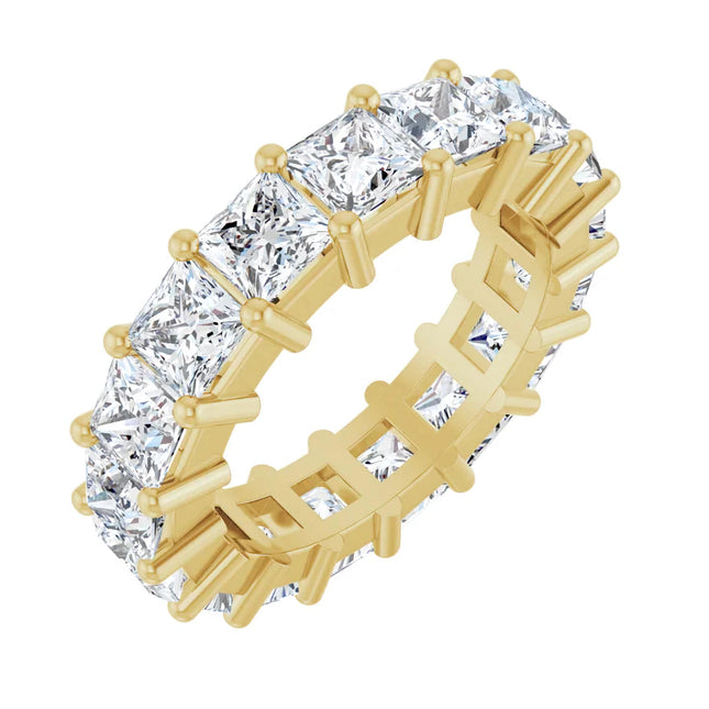 5.6 ct tw Princess Cut Diamond Eternity Ring