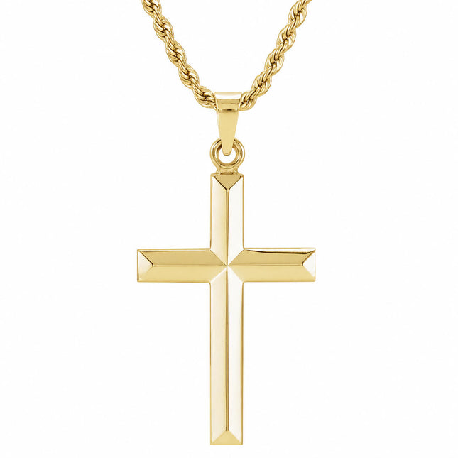 Simple Classic Men's Cross Necklace