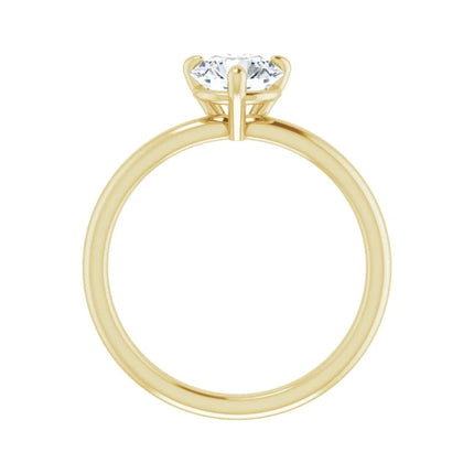 3-Prong Diamond Solitaire Engagement Ring